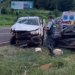 Acidente entre dois veículos interdita rodovia em Avaré