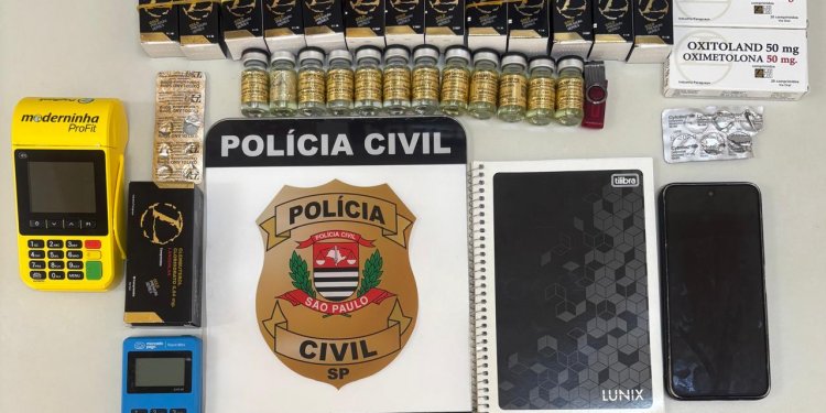 AVARÉ –  Operação da Polícia Civil cumpre mandado e localiza esteroides anabolizantes e fármacos de uso restrito
