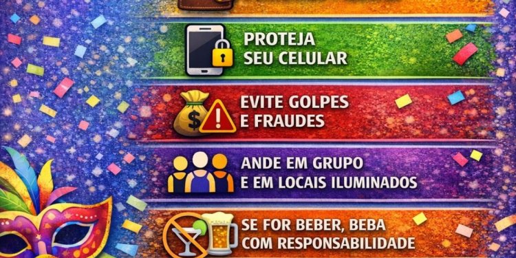 Carnaval com Segurança – Polícia Civil de Avaré orienta população sobre prevenção a crimes e cuidados pessoais