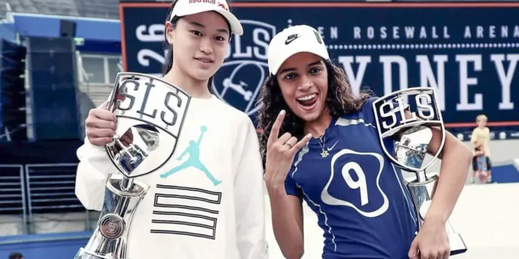 Rayssa Leal vence primeira etapa do circuito mundial de skate