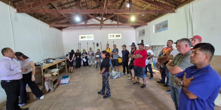 GESTÃO –   *Frente de Trabalho se prepara para iniciar os trabalhos em Avaré*