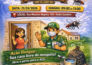 Mutirão contra a dengue mobiliza moradores no bairro São Rogério II*
