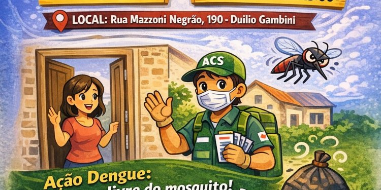 Mutirão contra a dengue mobiliza moradores no bairro São Rogério II*