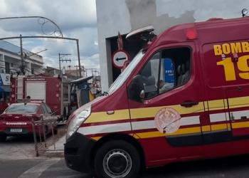 TRABALHADOR LEVA CHOQUE DE 11 MIL VOLTS EM REDE DE ALTA TENSÃO DURANTE PINTURA NO CENTRO DE AVARÉ