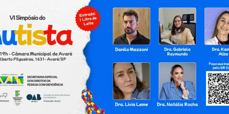 INCLUSÃO *6º Simpósio do Autismo acontece nesta sexta-feira, 24, a partir das 19 horas*