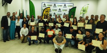 *CAPACITAÇÃO* – Alunos do curso de operação de drones receberam certificados de conclusão