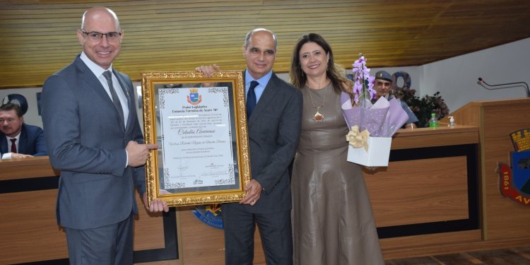 AVARÉ – Câmara Municipal concede Título de Cidadão Avareense ao diretor da Polícia Civil na região de Sorocaba