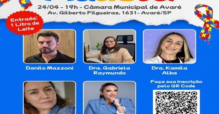 6º Simpósio do Autismo, que acontece no dia 24 de abril, está com inscrições abertas