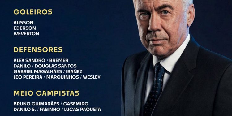 Com a presença de Neymar, Ancelotti convoca seleção para a Copa