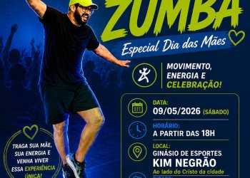 AVARÉ TERÁ NOITE ESPECIAL COM AULÃO DE RITBOX E ZUMBA NESTE SÁBADO