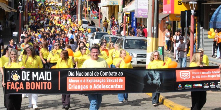 ASSISTÊNCIA SOCIAL* *Caminhada da campanha Faça Bonito acontece na segunda-feira, 18*
