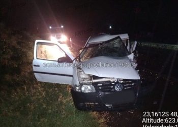 COLISÃO FRONTAL NA SP-255 DEIXA UMA VÍTIMA FATAL E QUATRO FERIDOS EM AVARÉ