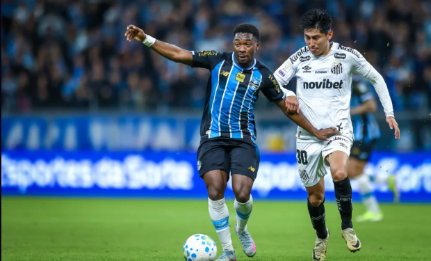 Santos toma virada do Grêmio e volta ao Z4 do Brasileirão