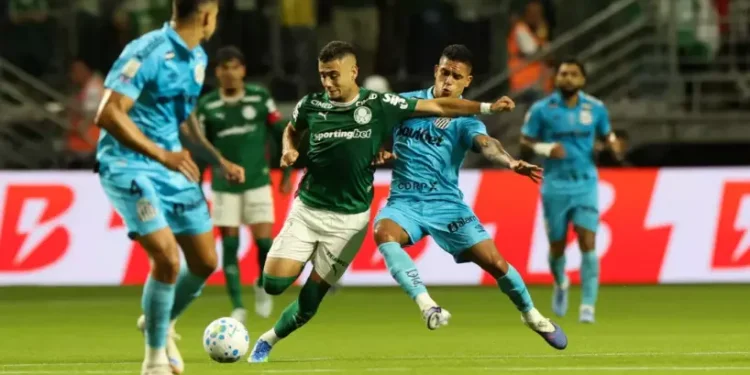 Palmeiras empata com o Santos no Allianz Parque