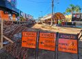 OBRAS *Trecho da Rua Rio Grande do Sul segue interditado para obras contra enchentes*