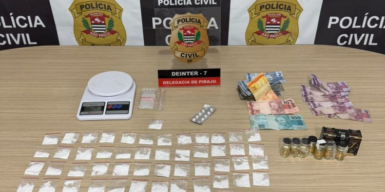 Operação prende suspeito e apreende drogas, anabolizantes e dinheiro em Piraju