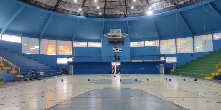 ESPORTES* *Ginásio Kim Negrão passa por ampla reforma e revitalização estrutural *revitalização estrutural