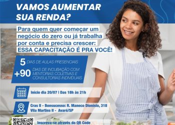 *OPORTUNIDADE* *Sebrae abre inscrições para programa gratuito de incubação de negócios em Avaré*