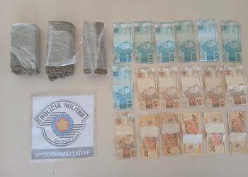 POLÍCIA MILITAR PRENDE HOMEM COM TRÊS “TIJOLOS” DE MACONHA EM CERQUEIRA CÉSAR