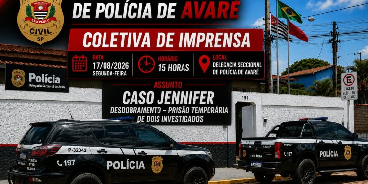CONVITE À IMPRENSA POLÍCIA CIVIL – DELEGACIA SECCIONAL DE POLÍCIA DE AVARÉ