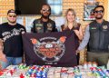 SOLIDARIEDADE *Fundo Social recebe doação de 200 litros de leite do Moto Club Unidos Pela Fé*