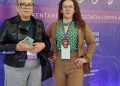 Delegada de Taquarituba e agente policial da DDM de Avaré participam de evento do Agosto Lilás em São Paulo