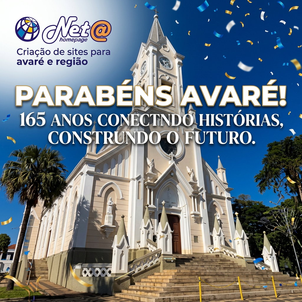 Firefly_Crie uma imagem, para o aniversário de avaré - avaré, usando a imagem da igreja de fu 152384