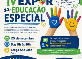 EDUCAÇÃO  *Exposição da Educação Especial acontece nesta sexta-feira, 25, no Largo São João*