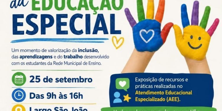 EDUCAÇÃO *Exposição da Educação Especial acontece nesta sexta-feira, 25, no Largo São João*