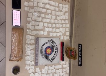 Polícias Civil e Militar apreendem mais de 1 kg de drogas durante operação em Cerqueira César