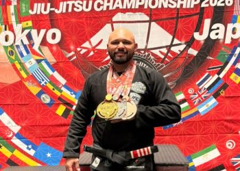 ATLETA DE AVARÉ SOBE AO PÓDIO TRÊS VEZES NO MUNDIAL DE JIU-JÍTSU NO JAPÃO