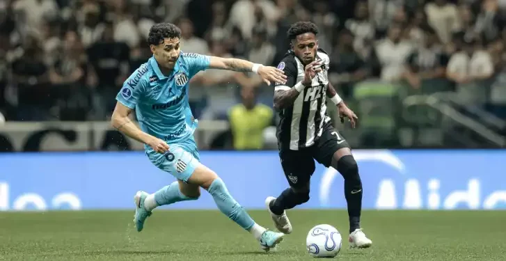 Santos perde do Atlético-MG nos pênaltis e está fora da Sul-Americana