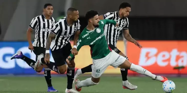 Palmeiras empata com o Botafogo e perde a liderança do Brasileirão
