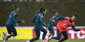 Seleção feminina estreia no Beira-Rio em amistoso contra Argentina