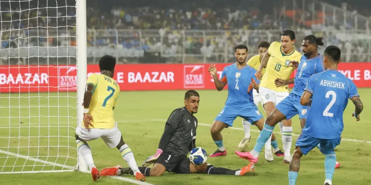 Em ritmo de treino, Brasil vence a Índia em Calcutá: 4 a 0