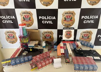 DIG de Avaré prende investigado e apreende cigarros e eletrônicos em apuração sobre desvio de carga