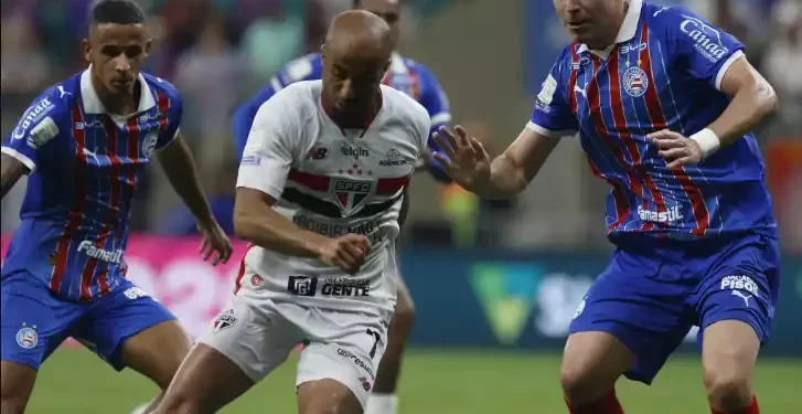São Paulo perde do Bahia em Salvador e aumenta jejum como visitante